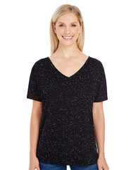Women's Tri-Blend Fleck V-Neck T-Shirt