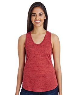Threadfast Apparel Women's Blizzard Jersey Racer Tank 204LT Threadfast Apparel Women's Blizzard Jersey Racer Tank 204LT