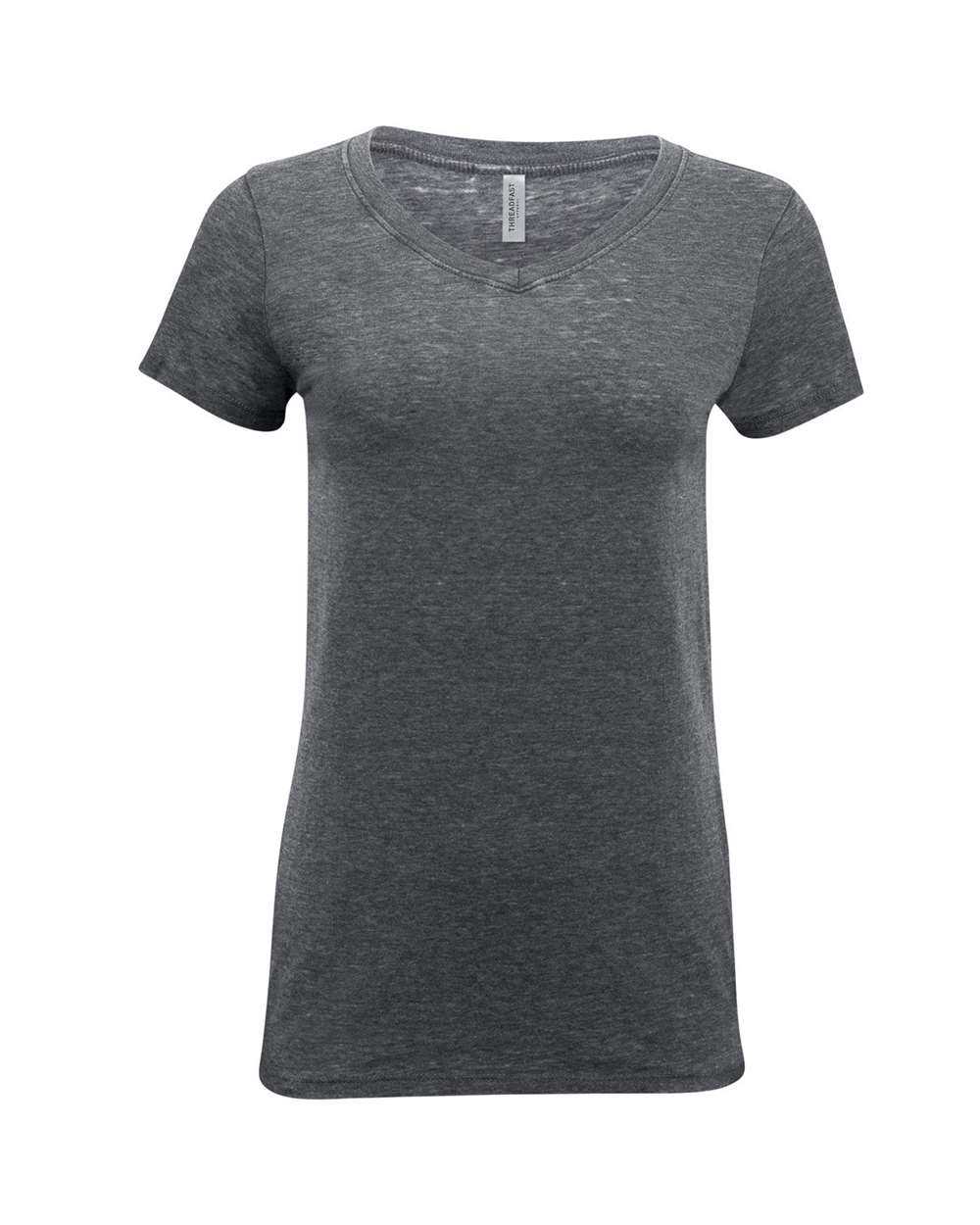 Threadfast Apparel Women's Vintage Dye V-Neck T-Shirt 208B