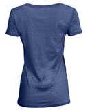Threadfast Apparel Women's Vintage Dye V-Neck T-Shirt 208B