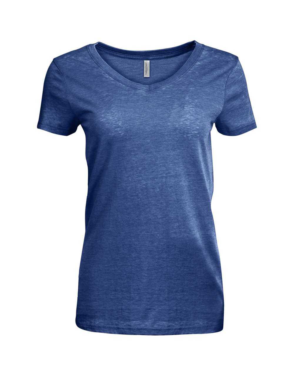 Threadfast Apparel Women's Vintage Dye V-Neck T-Shirt 208B