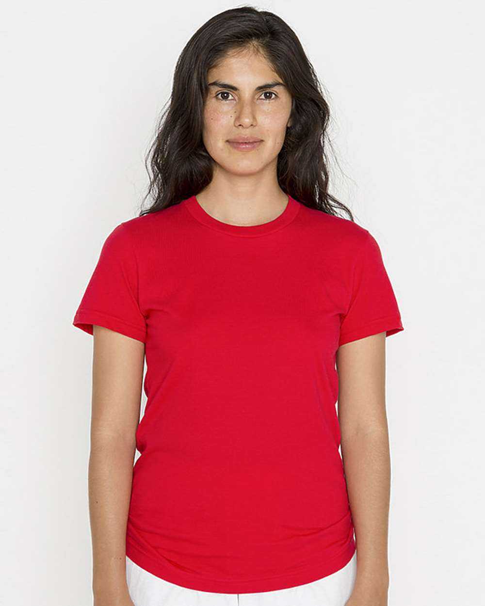 USA-Made Women's Fine Jersey T-Shirt