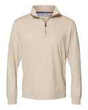 Vintage Microstripe Quarter-Zip Pullover