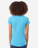 Tultex Women's Fine Jersey V-Neck T-Shirt 214M