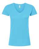 Tultex Women's Fine Jersey V-Neck T-Shirt 214M