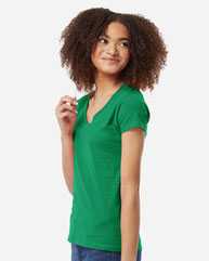 Women's Fine Jersey V-Neck T-Shirt