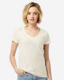 Tultex Women's Fine Jersey V-Neck T-Shirt 214M
