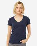 Tultex Women's Fine Jersey V-Neck T-Shirt 214M