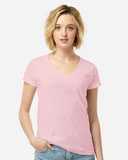 Tultex Women's Fine Jersey V-Neck T-Shirt 214M