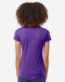 Tultex Women's Fine Jersey V-Neck T-Shirt 214M