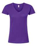 Tultex Women's Fine Jersey V-Neck T-Shirt 214M