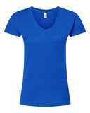 Tultex Women's Fine Jersey V-Neck T-Shirt 214M