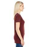 Threadfast Apparel Women's Cross Dye V-Neck T-Shirt 215B