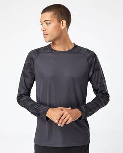 Paragon Cayman Performance Camo Colorblocked Long Sleeve T-Shirt 216P Paragon Cayman Performance Camo Colorblocked Long Sleeve T-Shirt 216P