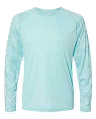 Cayman Performance Camo Colorblocked Long Sleeve T-Shirt