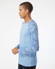 Cayman Performance Camo Colorblocked Long Sleeve T-Shirt