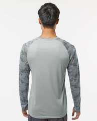 Cayman Performance Camo Colorblocked Long Sleeve T-Shirt