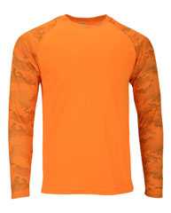 Cayman Performance Camo Colorblocked Long Sleeve T-Shirt