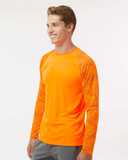 Cayman Performance Camo Colorblocked Long Sleeve T-Shirt
