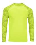 Cayman Performance Camo Colorblocked Long Sleeve T-Shirt