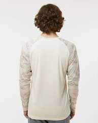 Cayman Performance Camo Colorblocked Long Sleeve T-Shirt