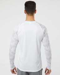 Cayman Performance Camo Colorblocked Long Sleeve T-Shirt