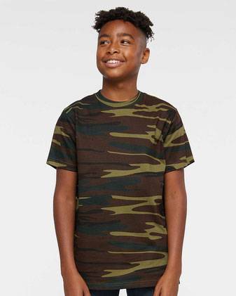 Code Five Youth Camouflage T-Shirt 2207L