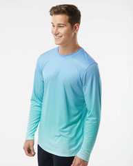 Barbados Performance Pin Dot Long Sleeve T-Shirt