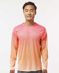 Barbados Performance Pin Dot Long Sleeve T-Shirt
