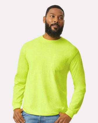 Gildan Ultra Cotton® Long Sleeve Pocket T-Shirt 2410