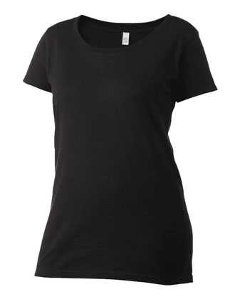 Tultex Women's Poly-Rich Scoop Neck T-Shirt 243M