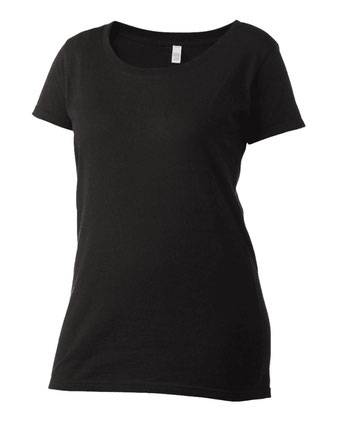 Tultex Women's Poly-Rich Scoop Neck T-Shirt 243M