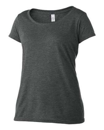 Tultex Women's Poly-Rich Scoop Neck T-Shirt 243M