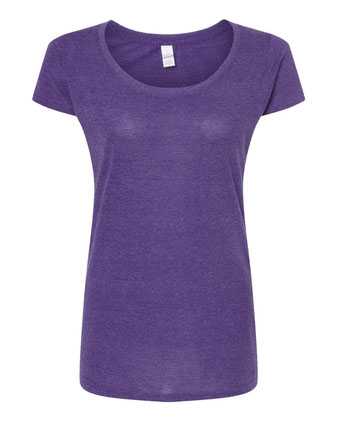 Tultex Women's Poly-Rich Scoop Neck T-Shirt 243M
