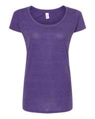 Women's Poly-Rich Scoop Neck T-Shirt