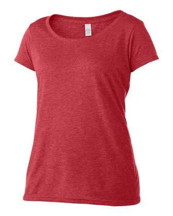 Tultex Women's Poly-Rich Scoop Neck T-Shirt 243M