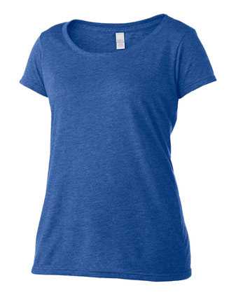 Tultex Women's Poly-Rich Scoop Neck T-Shirt 243M