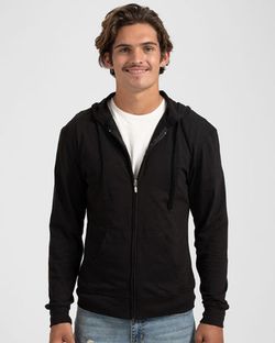 Tultex Beach Full-Zip Hooded Long Sleeve T-Shirt 260 Tultex Beach Full-Zip Hooded Long Sleeve T-Shirt 260