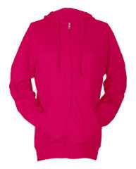 Beach Full-Zip Hooded Long Sleeve T-Shirt