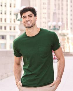 JERZEES Dri-Power® 50/50 Pocket T-Shirt 29MPR JERZEES Dri-Power® 50/50 Pocket T-Shirt 29MPR