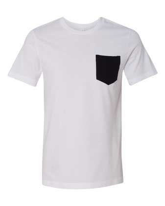 BELLA + CANVAS Jersey Pocket Tee 3021
