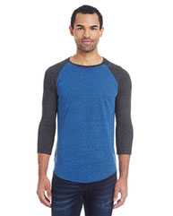 Triblend Three-Quarter Sleeve Raglan T-Shirt