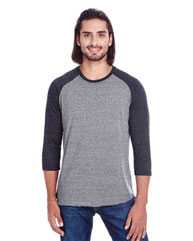 Triblend Three-Quarter Sleeve Raglan T-Shirt