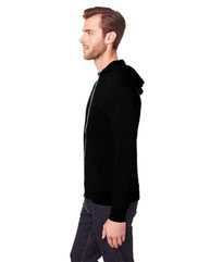 Triblend Full-Zip Light Hooded Sweatshirt