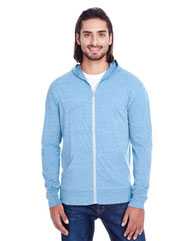 Triblend Full-Zip Light Hooded Sweatshirt
