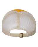 Contrast-Stitch Mesh-Back Cap