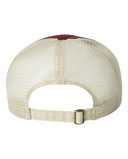 Contrast-Stitch Mesh-Back Cap