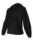 Augusta Sportswear Packable Half-Zip Hooded Pullover Jacket 3130