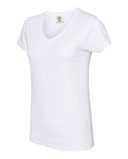 Garment-Dyed Women’s Midweight V-Neck T-Shirt