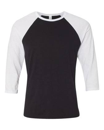 Three-Quarter Sleeve Baseball Tee